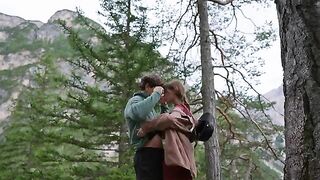 The smell of moss and sweat sex in the forest is unforgettable