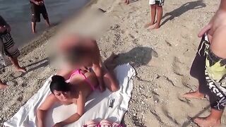 I spread out the towel, and you unbuttoned your pants—spot on