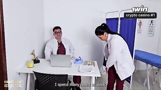 A doctor's examination can turn into a passionate session