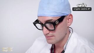 A doctor's examination can turn into a passionate session