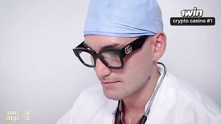 A doctor's examination can turn into a passionate session