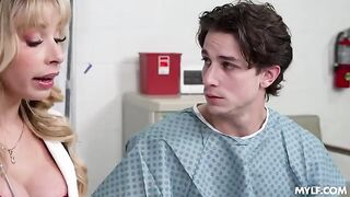 A stunning blonde managed to achieve the incredible in a hospital