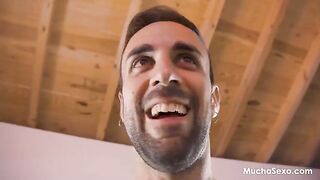 A blonde woman gets fucked on the floor and comes in 2026