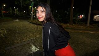 A cute Latina babe gets her asshole gapped hard and deep