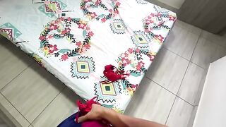 My neighbor came to my house and asked for help, I took advantage of the situation