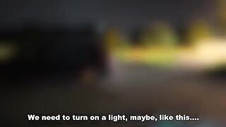 A girl has an intense experience in a car with strangers for the first time