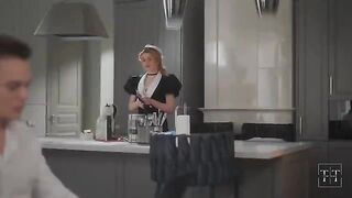 The boss is at home and caught in a compromising situation