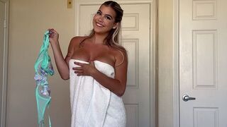 She ripped off her clothes like the wrapper from a piece of candy