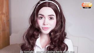 The girl in a roleplay ritual was fucked by a guy on Halloween night