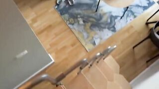 An 18-year-old cute girl has sex and swallows cum