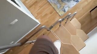 An 18-year-old cute girl has sex and swallows cum