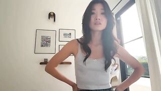 Asian tutor helps her student with his problems in a very intimate way