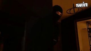 A busty housewife gets fucked by a masked burglar who breaks into her house