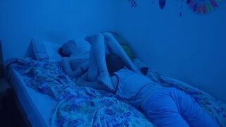 The couple has an intense and passionate bedroom session