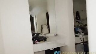 Two sexy girls shared a big cock in an intense threesome