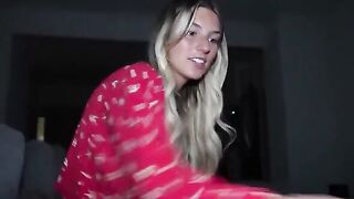 The guy masturbates his cock and catches the cum with his mouth