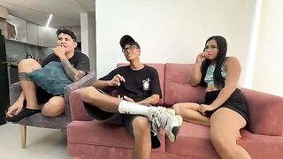A girl has sex with her best friend, exploring new things in a steamy session