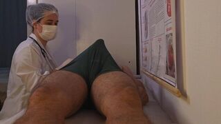 The nurse is checking the patient’s vital signs when things heat up
