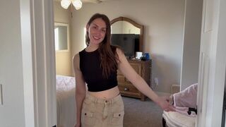 I want to be naked for your eyes and hands - a hot homemade scene