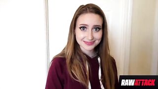 Laney Grey is a petite girl with perky tits who loves big cocks