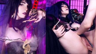 Raiden Shogun secret quest scene featuring MollyRedWolf's captivating performance