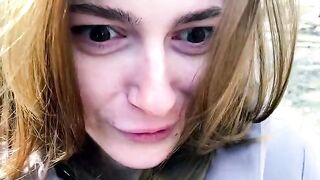 The girl was filmed in a pathetic role, showcasing her skills