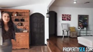 A picky client was convinced by a hot real estate agent to buy a house