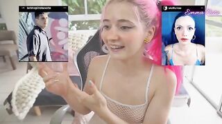 Petite TikTok thot reacts to top Argentinian porn