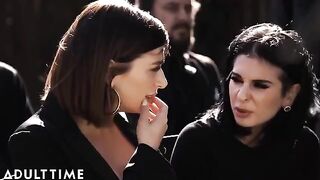 Widower destroys Marley Brinx's pussy at his wife's funeral
