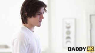 Older man seduced a young girl to fuck with him in a taboo encounter